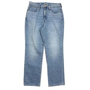 NWOT J. Crew Women's‎ Straight Jeans Size 30 Blue Light Wash Denim 5-Pocket